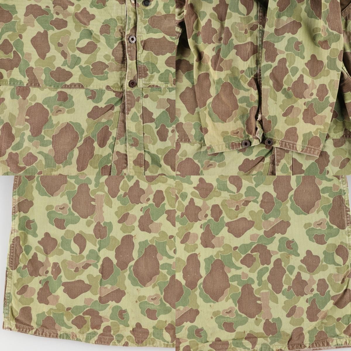 古着 40年代 米軍実品 P-44 USMC ダックハンターカモ フロッグスキン