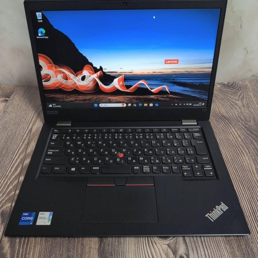 ThinkPad L13 Gen2 Core i7 11世代 16GB SSD Office付き 即納 初心者に