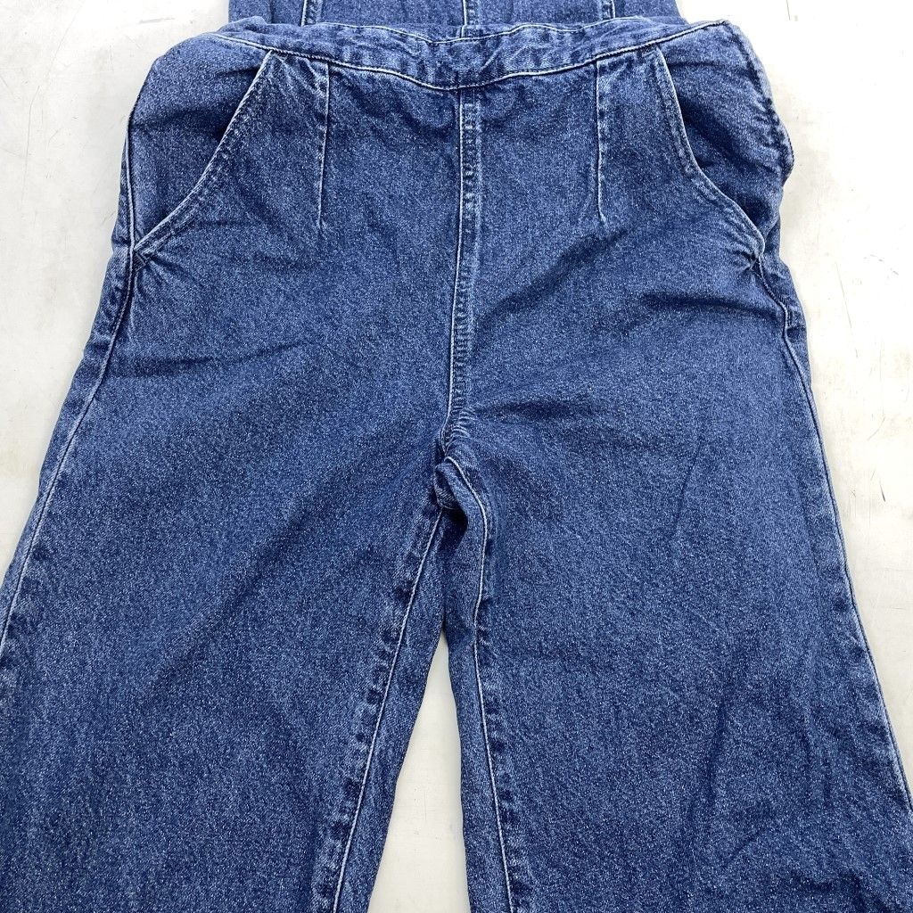 01w-0111 〇 MOUSSY マウジー BACK TIE DENIM ジャンプスーツ 