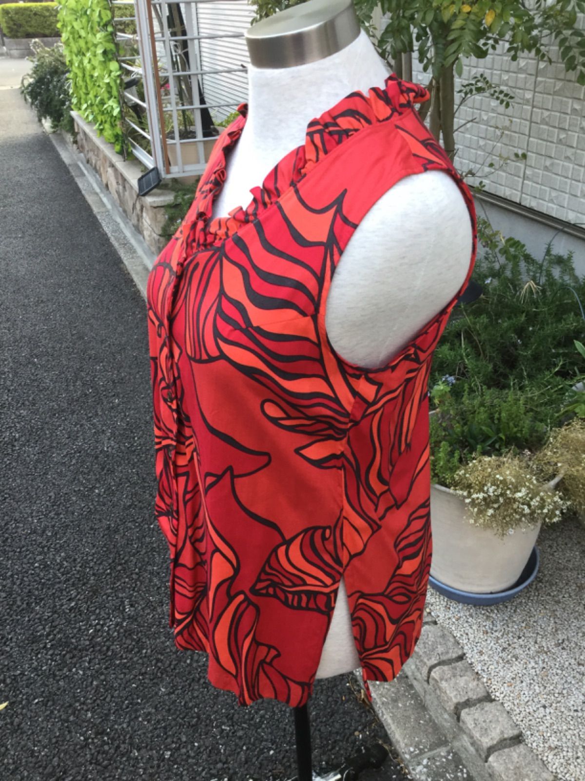 Manuheali'i マヌヘアリィチュニック　ハワイ Manuheali'i ☆チュニック風 ワンピース・RED US Sサイズ 【送料