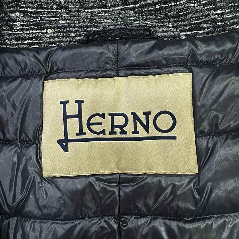 HERNO / ヘルノ | CAMP LAVJAP ツイード スパンコールミックス 