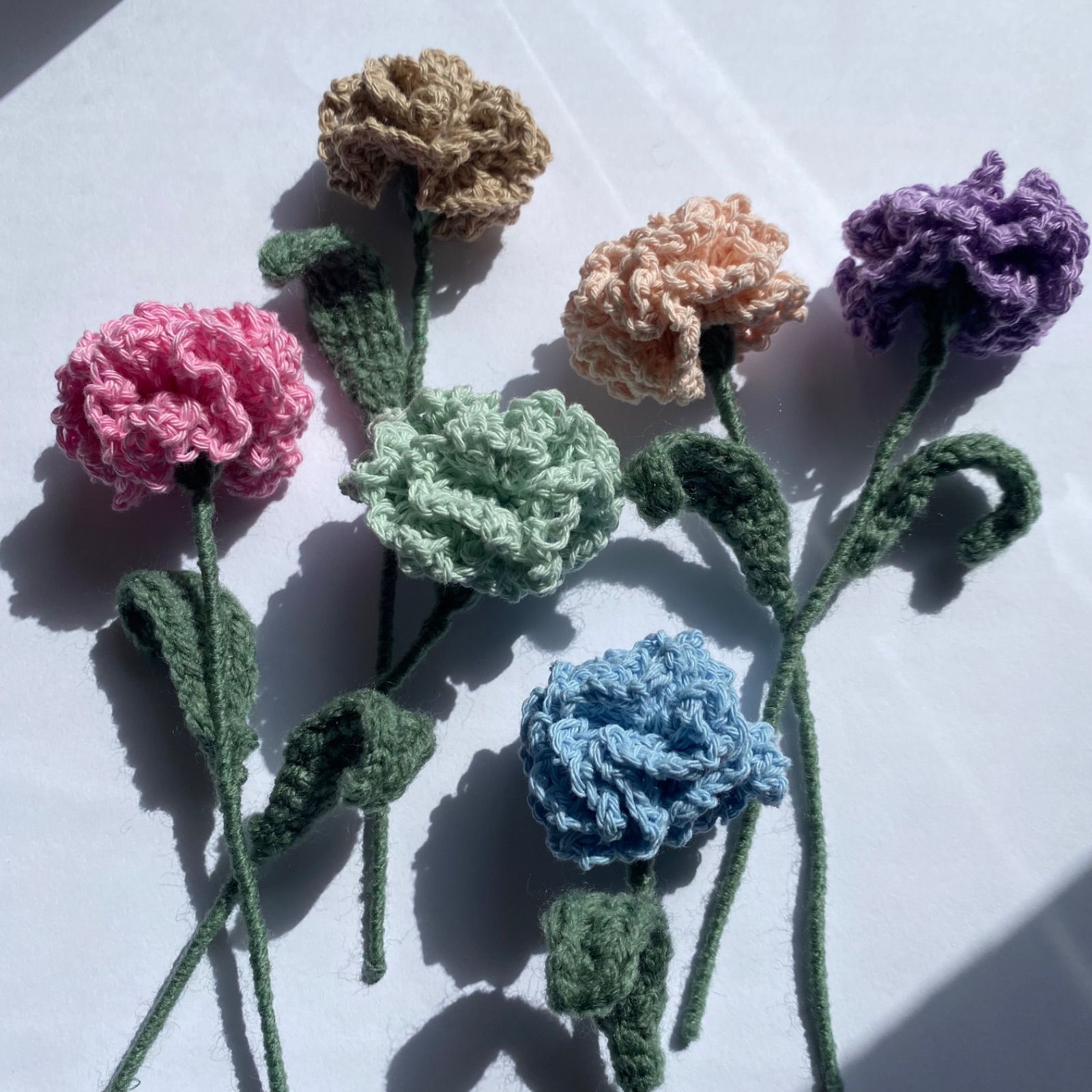 注目ブランド チューリップ あみぐるみ 編み物 枯れない花 花束 母の日