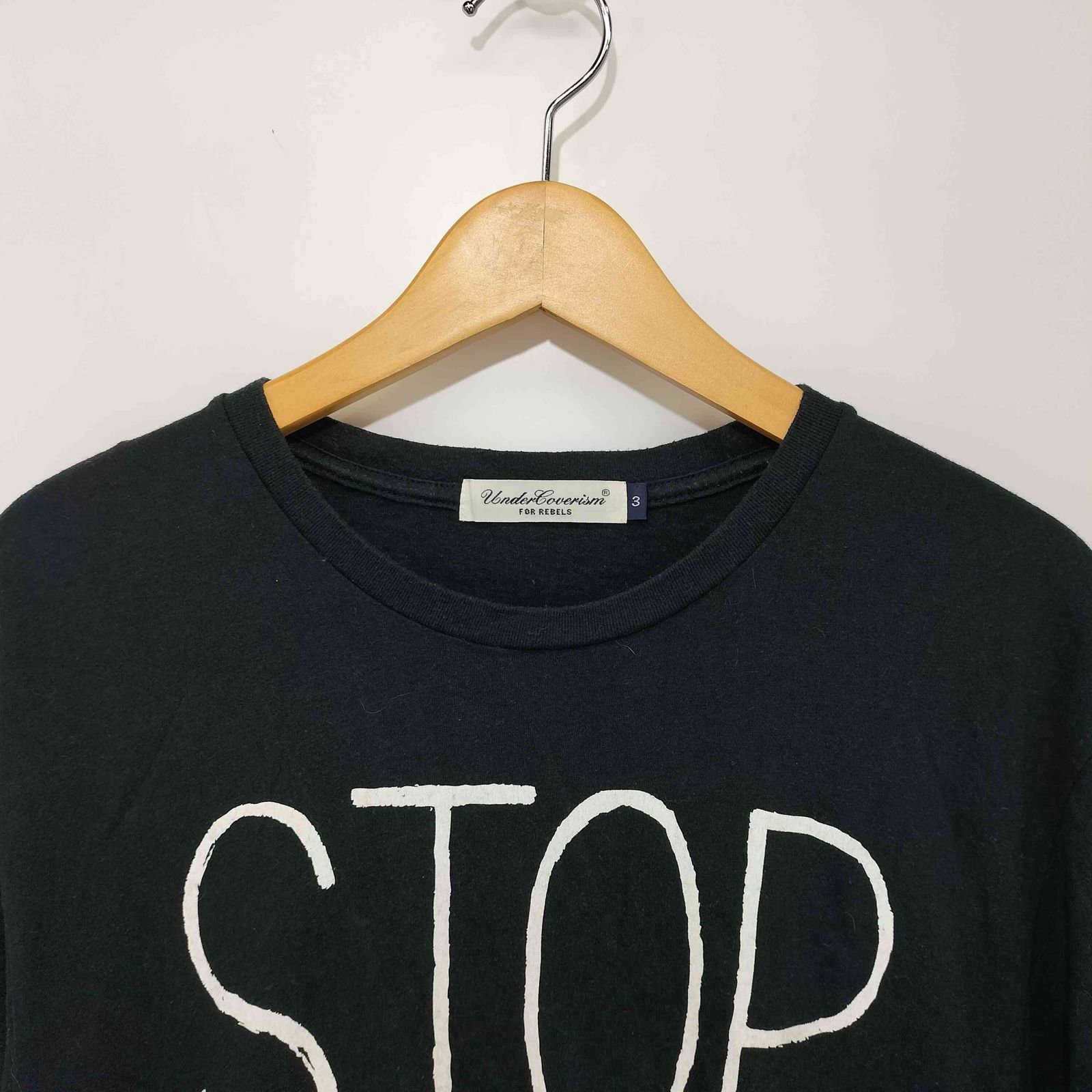 アンダーカバーイズム UNDERCOVERISM STOP MAKING SENSE TEE メンズ 3