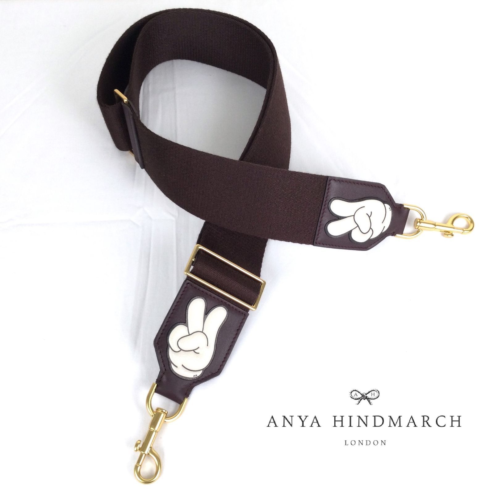 1209 ANYA HIND MARCH アニヤ・ハインドマーチ ストラップ ミッキー  