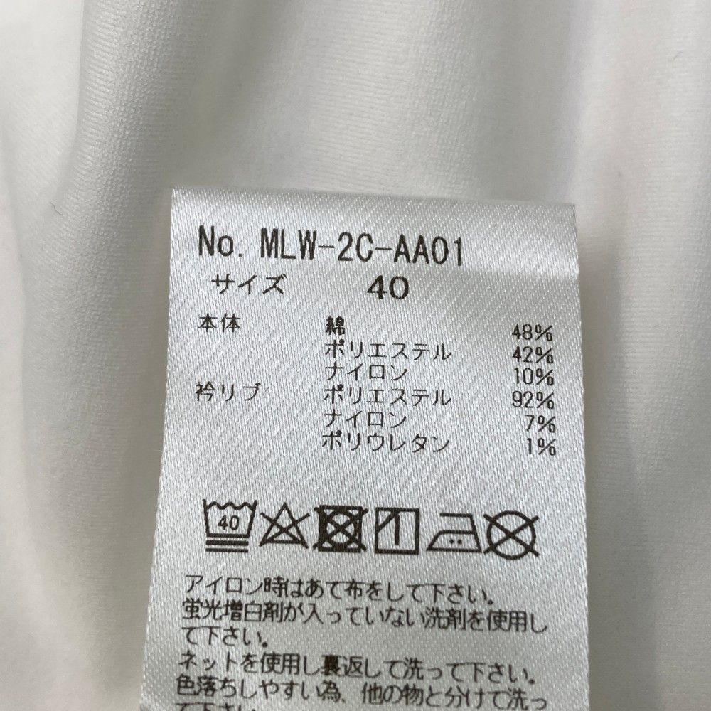 サイズ：40 MARK&LONA マークアンドロナ モックネック 半袖Tシャツ