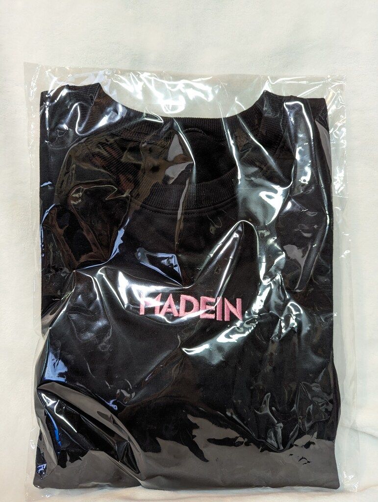 MADEIN 109 POP UP Tシャツ 黒/Short