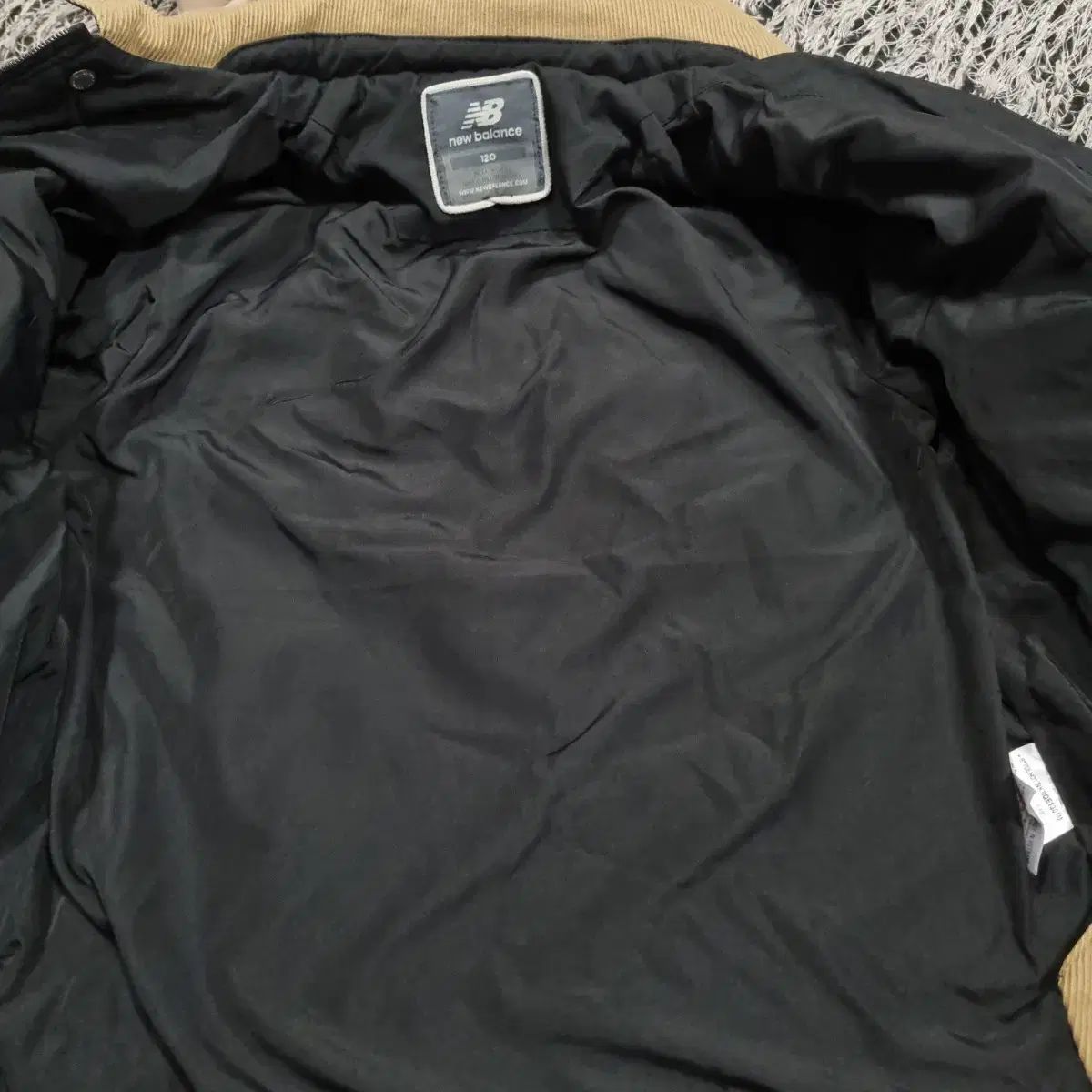 おしゃれ好き キッズ 120 New Balance ニューバランス キッズ キルティング ジャケット 魚のような