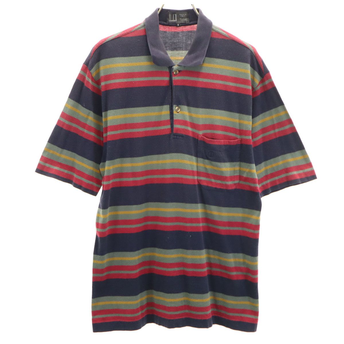 イタリア製 ポロシャツ メンズ dunhill ダンヒル 半袖 AA1366 Dunhill - イタリア製 ポロシャツ メンズ dunhill ダンヒル 半袖