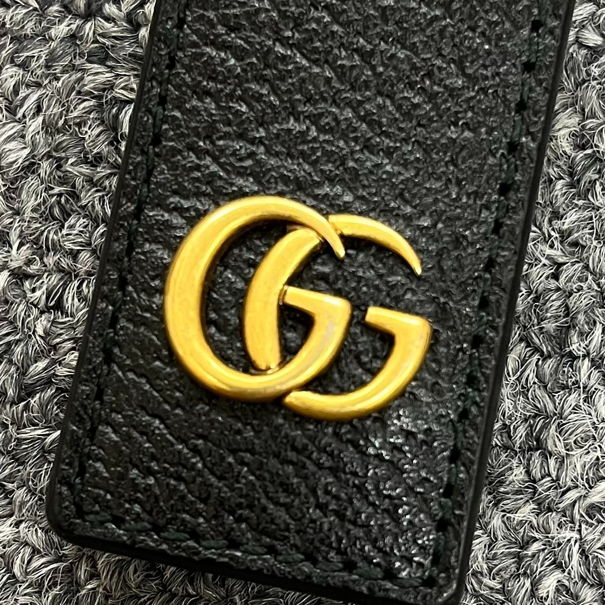 GUCCI マネークリップ GGマーモント ロゴ グッチ 54463A - メルカリ