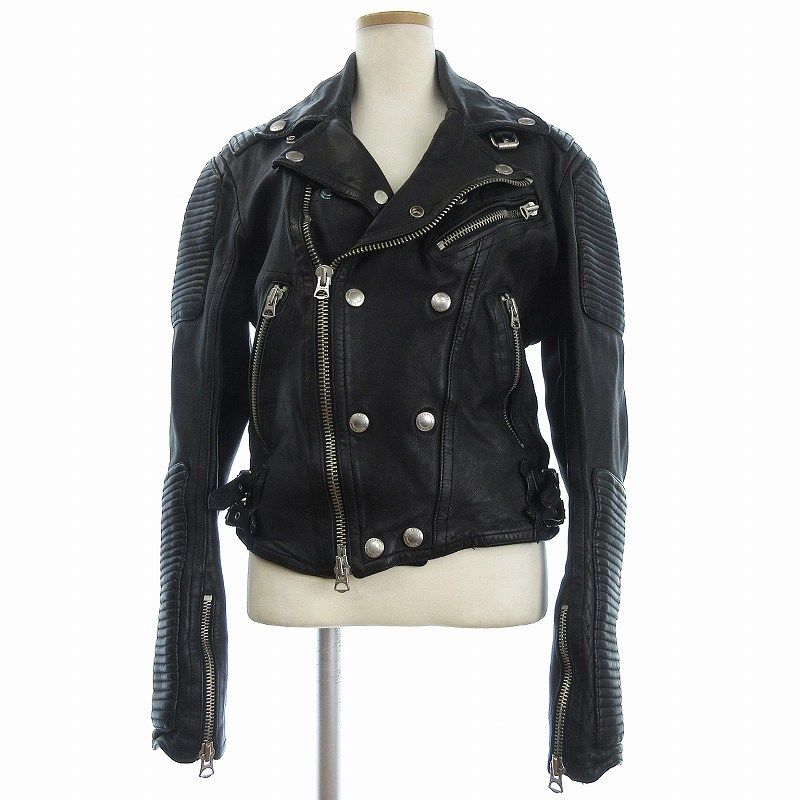 バーバリーブリット BURBERRY BRIT ライダースジャケット ダブル 