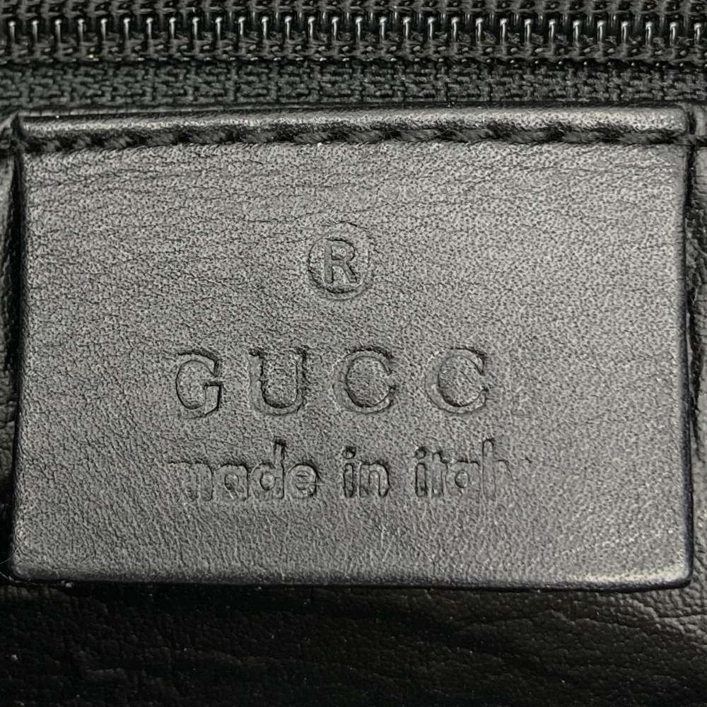 GUCCI グッチ 黒シェリーライン ジャッキー ハンドバッグ ワン