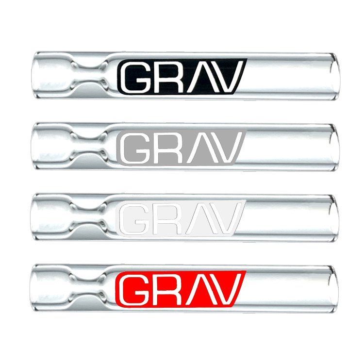 GRAV Clear Taster ガラスワンヒッターパイプ 9mm 3本セット[正規品 喫煙具]