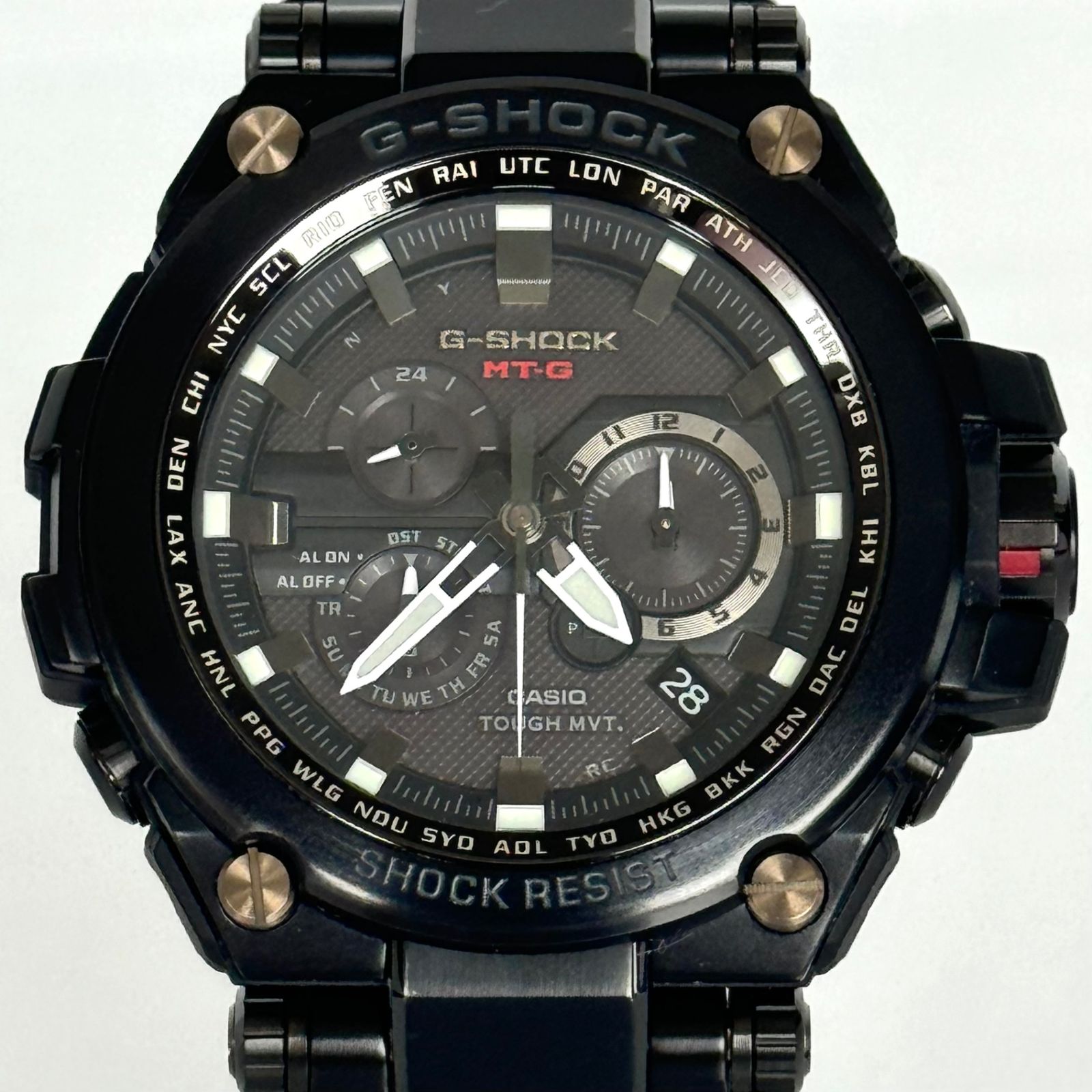 美品】カシオ G-SHOCK ジーショック MT-G MTG-S1000BD-1AJF 電波ソーラー 黒 - メルカリ