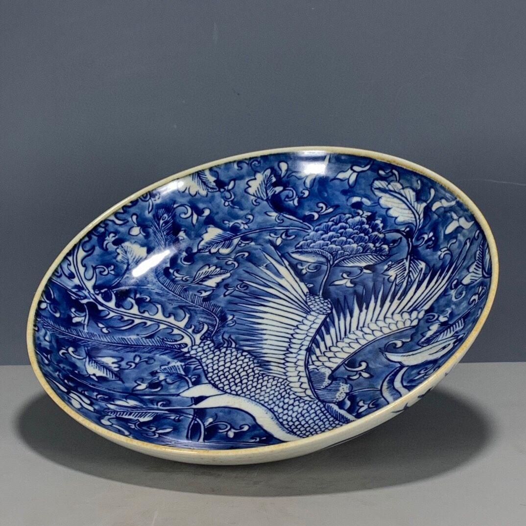 乾隆五彩竜紋賞盤 文房具 装飾品 現代工芸品 美術品 置物 大清康熙年制青花氷梅鳳紋賞盤 景徳鎮 陶磁器 装飾品 現代工芸品