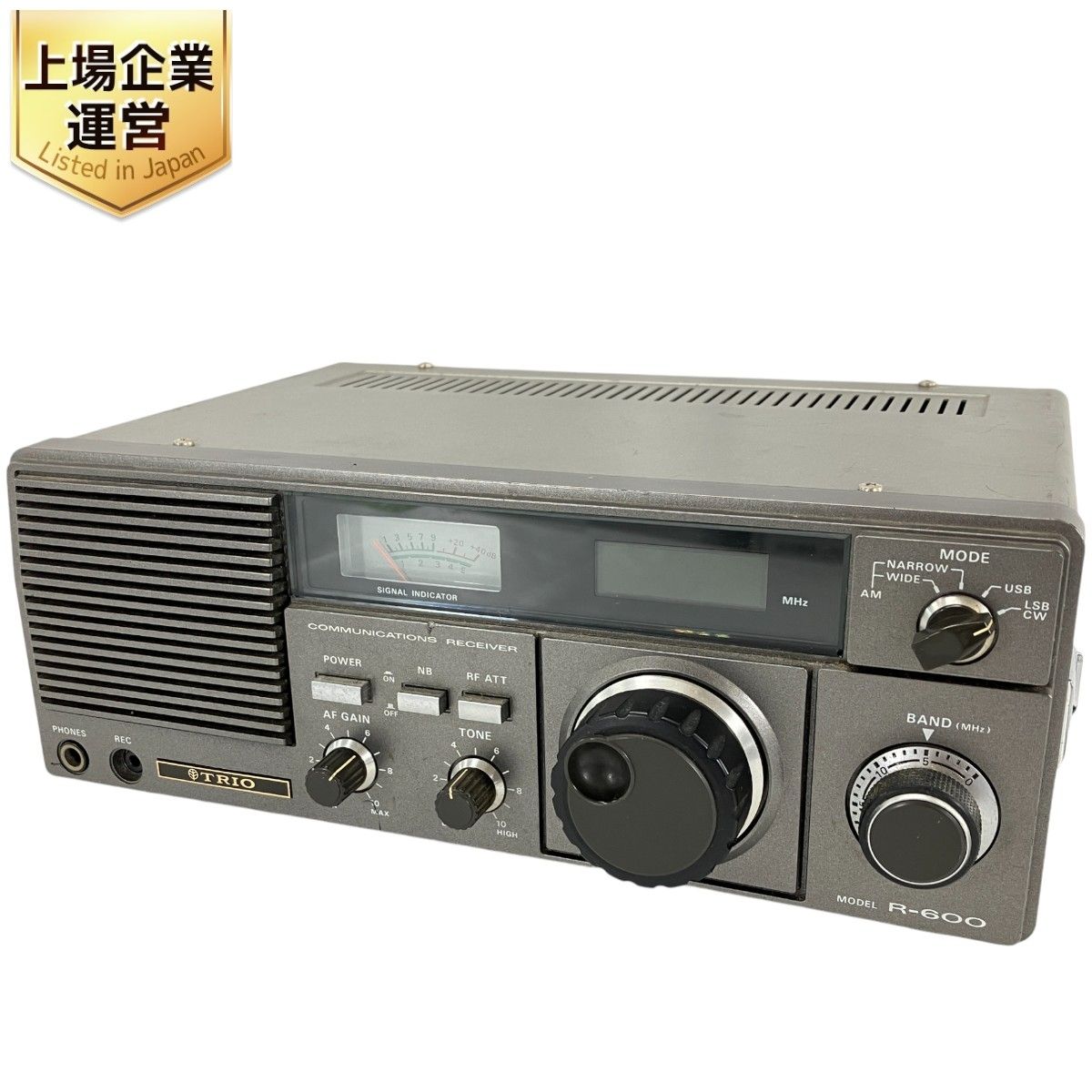 TRIO みすぼらしく RECEIVER COMMUNICATIONS 無線機 R-300