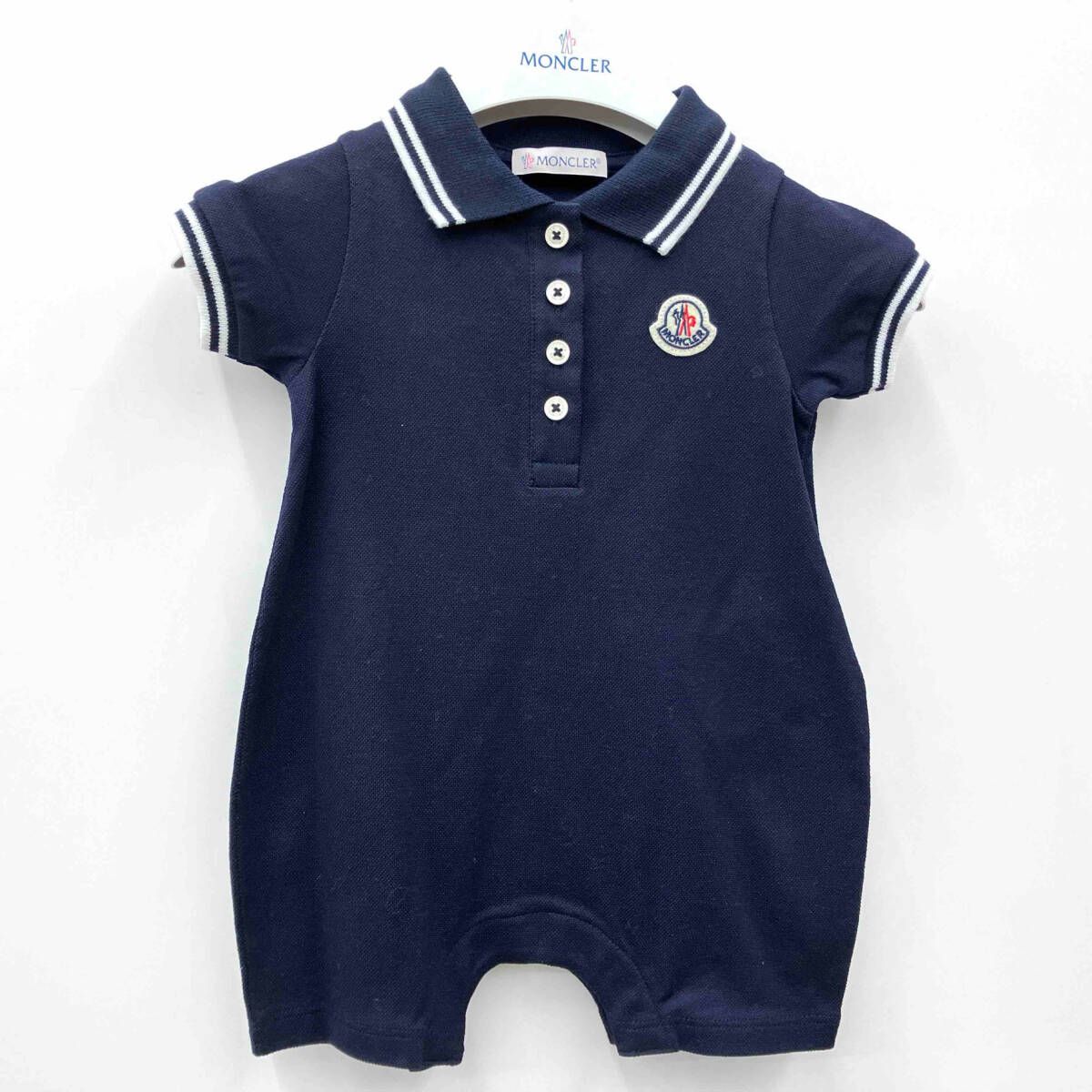 モンクレール⭐︎ベビーロンパース　　62cm MONCLER モンクレール 子供服 ロンパース 3ヶ月～6ヶ月 62cm