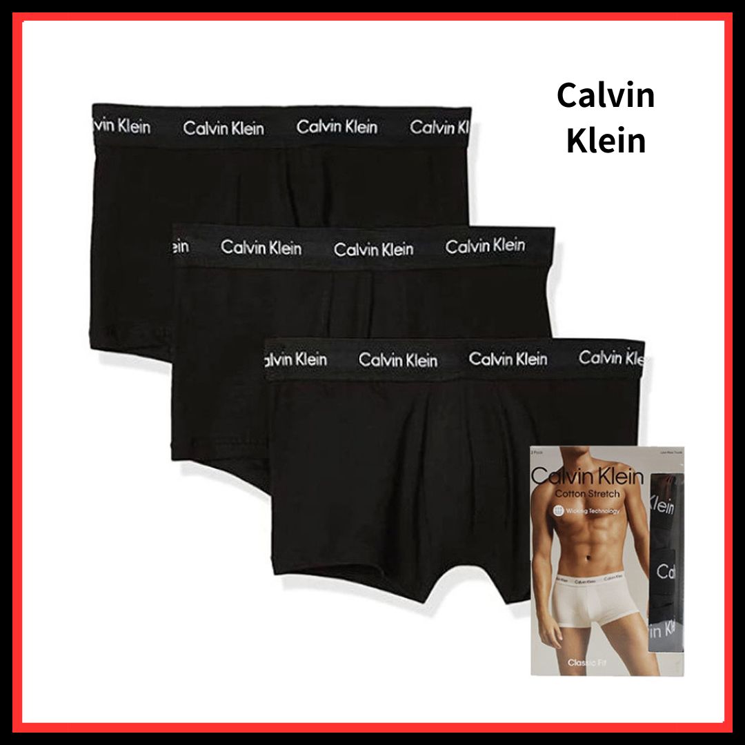 【限定入荷】カルバンクライン CALVIN KLEIN ボクサーパンツ NB2614-001 メンズ ブラック  3枚セット