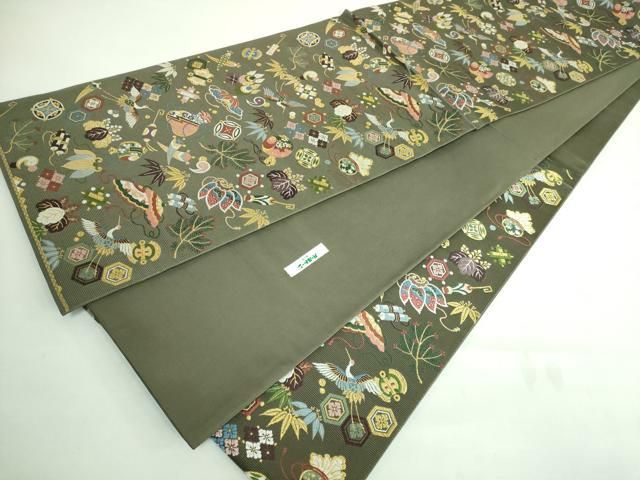 平和屋着物□極上 西陣の老舗 1782年創業 山下織物 六通柄袋帯