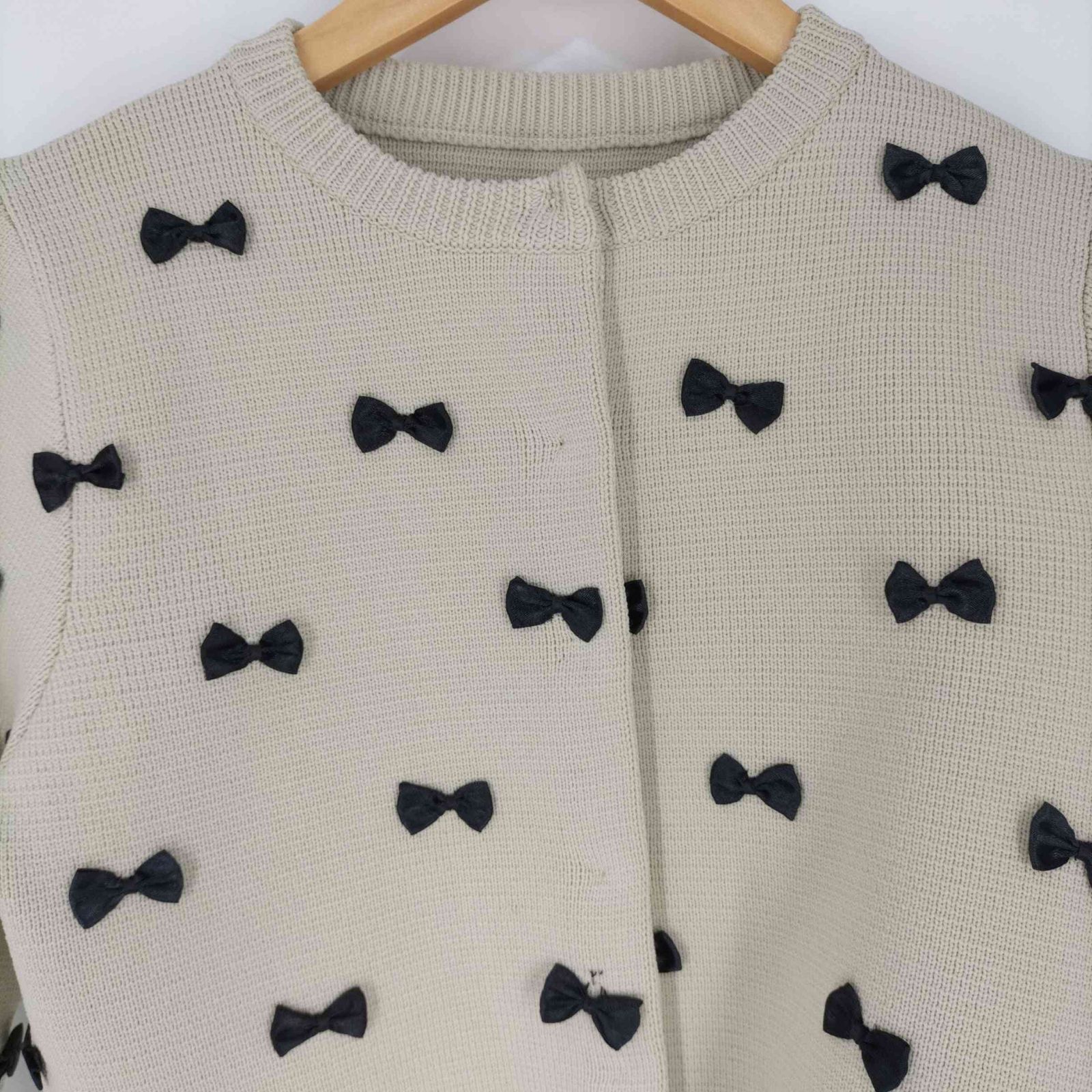 アメリヴィンテージ Ameri VINTAGE MANY RIBBON SHORT KNIT TOP メニー