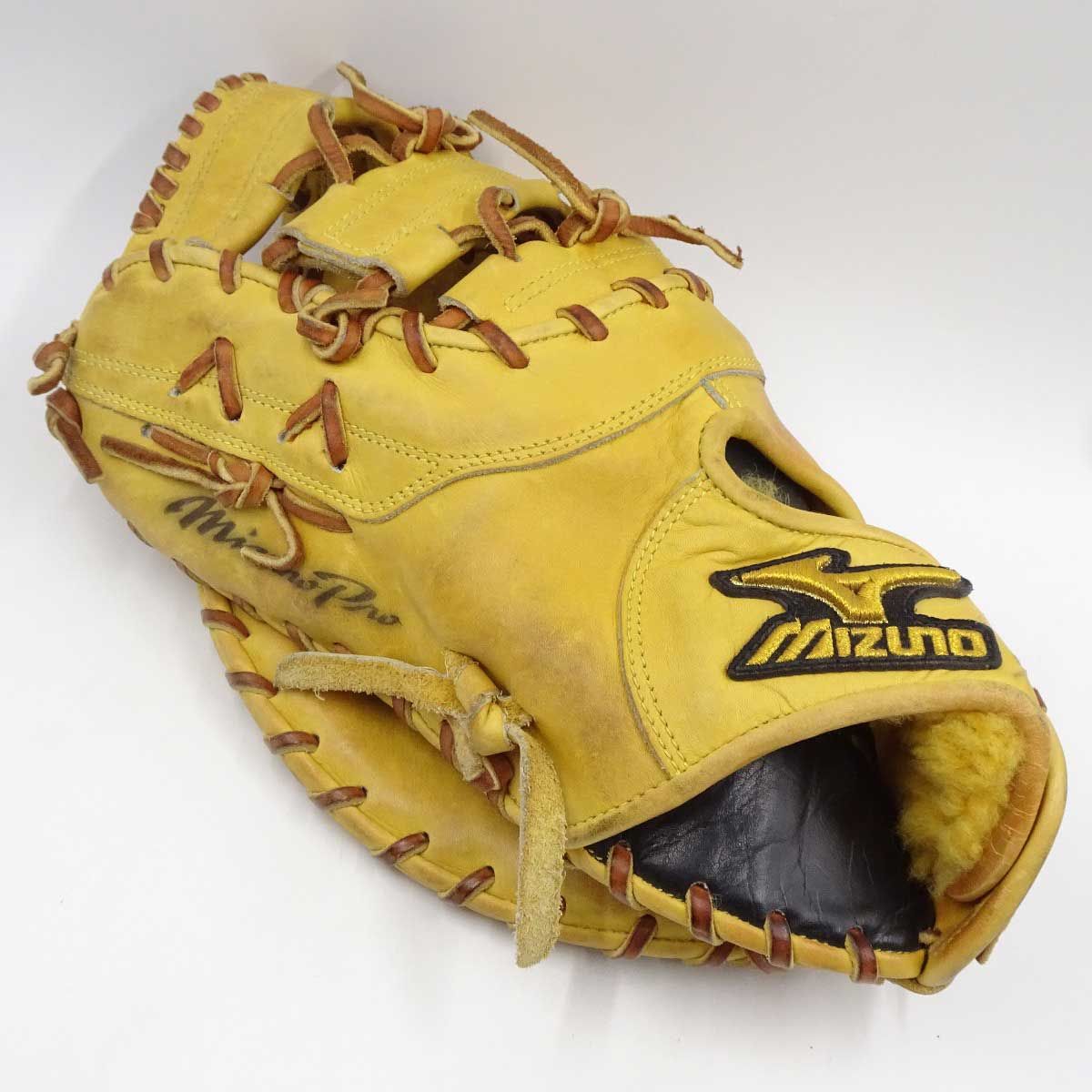 ミズノプロ 軟式 ファーストミット 左投用 ブラック×コルク ミズノプロ