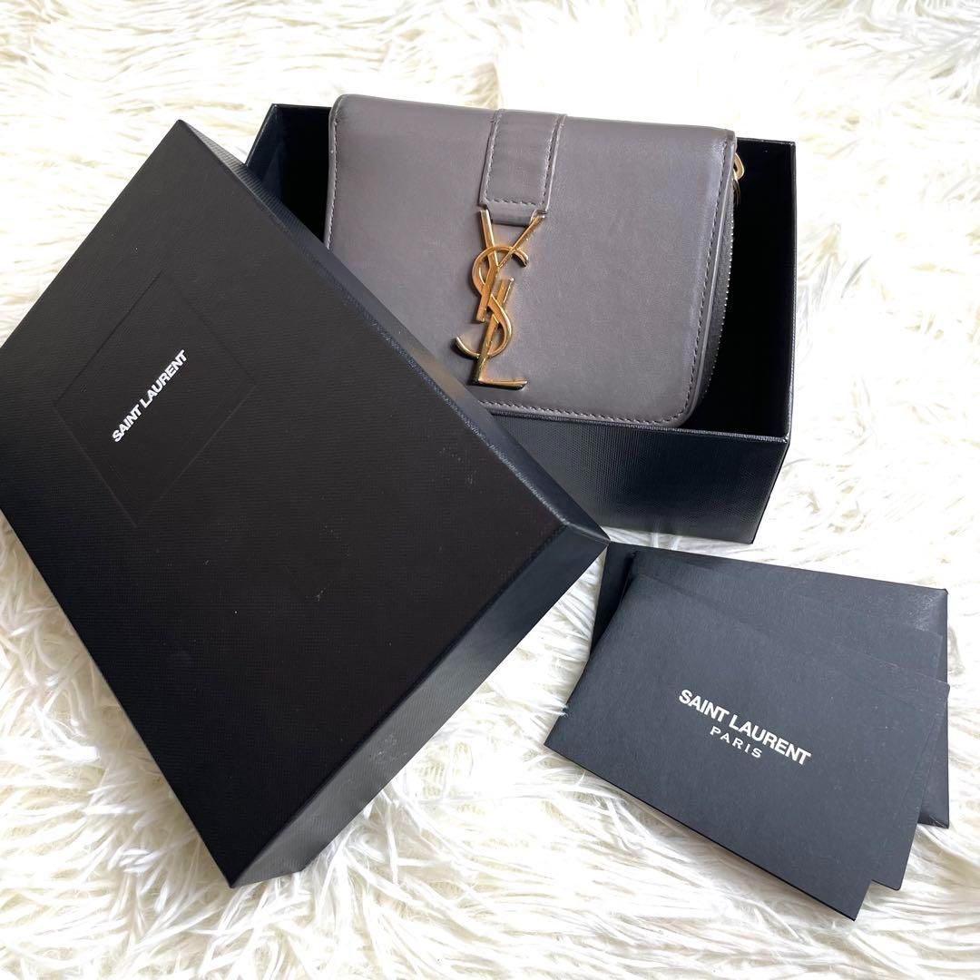 12345 SAINT LAURENT ラージジップウォレット 楽天市場】サンローラン SAINT LAURENT YSLライン ラージジップ