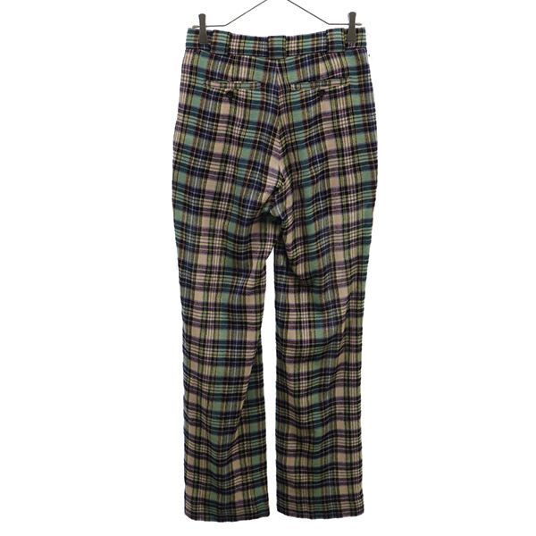 アールト ウールブレンド チェック ロングパンツ 34 AALTO メンズ アールト ウールブレンド チェック ロングパンツ 34 AALTO メンズ