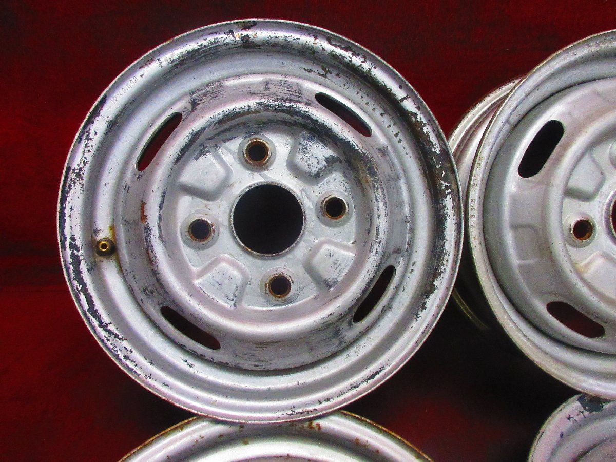 スチール ホイール 4本 三菱 U42V U42T ミニキャブ トラック 純正 12×3.50B 4穴 PCD 114.3 38 ハブ径 59◆51922H