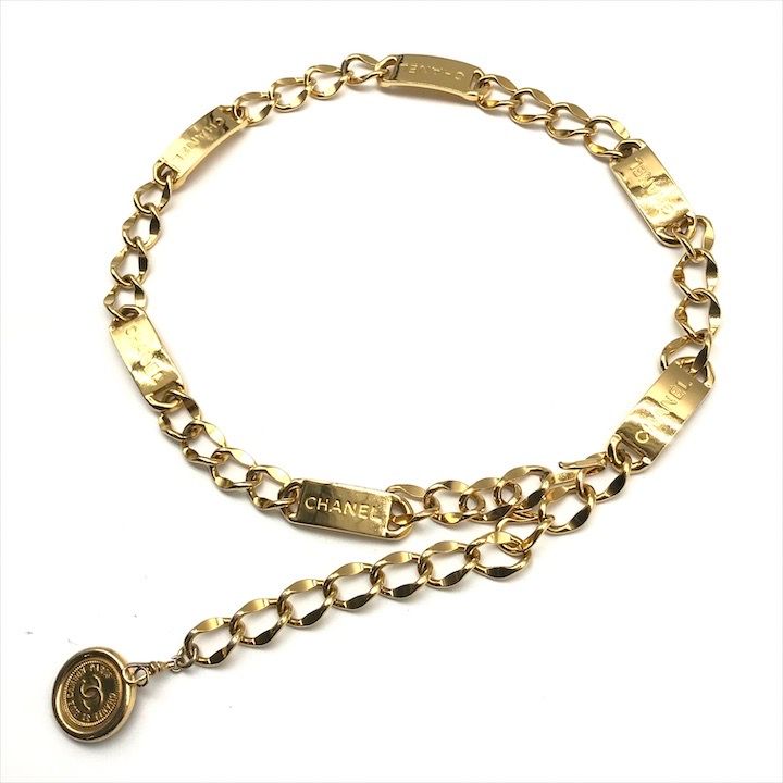 CHANEL シャネル チェーン ベルト 31 RUE CAMBON PARIS ココマーク ゴールド ブランド レディース k6440