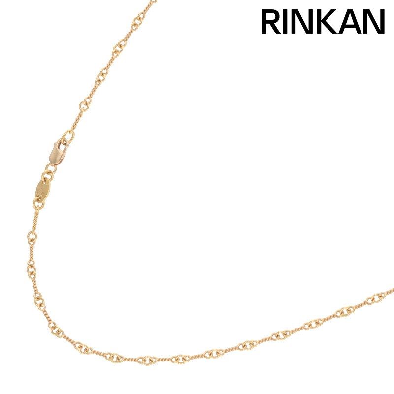 クロムハーツ 22K NECKCHAIN T18/ツイストチェーン18inch ゴールド