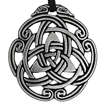 ケルトノットPeace TriskelionペンダントIrishジュエリーKnotwork Signネックレス