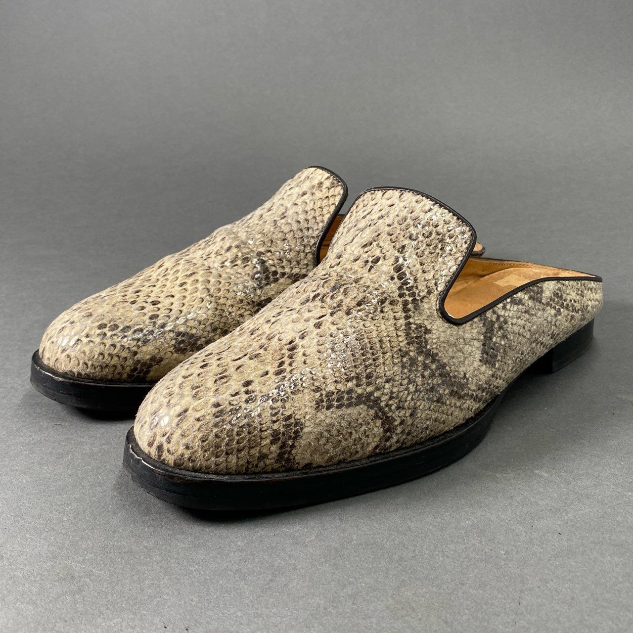 3c8 Hender Scheme エンダースキーマ peak パイソン柄 ミュール