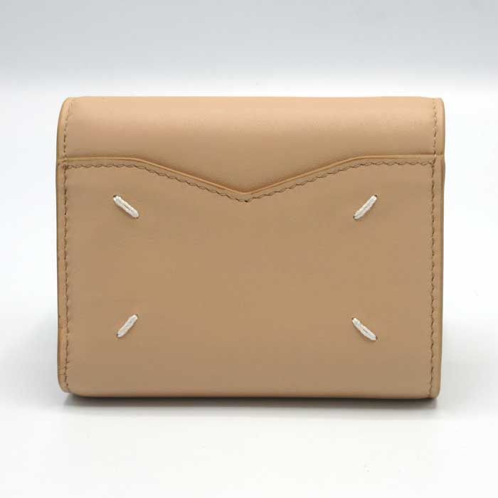 メゾンマルジェラ 三つ折り財布 Maison Margiela 11 レザー 4ステッチ  