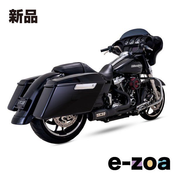 VANCE-HINES バンスアンドハインズ Hi Output RR PCX フルエキゾースト ブラック マフラー TOURING M8 17-22 1800-2593 2630376