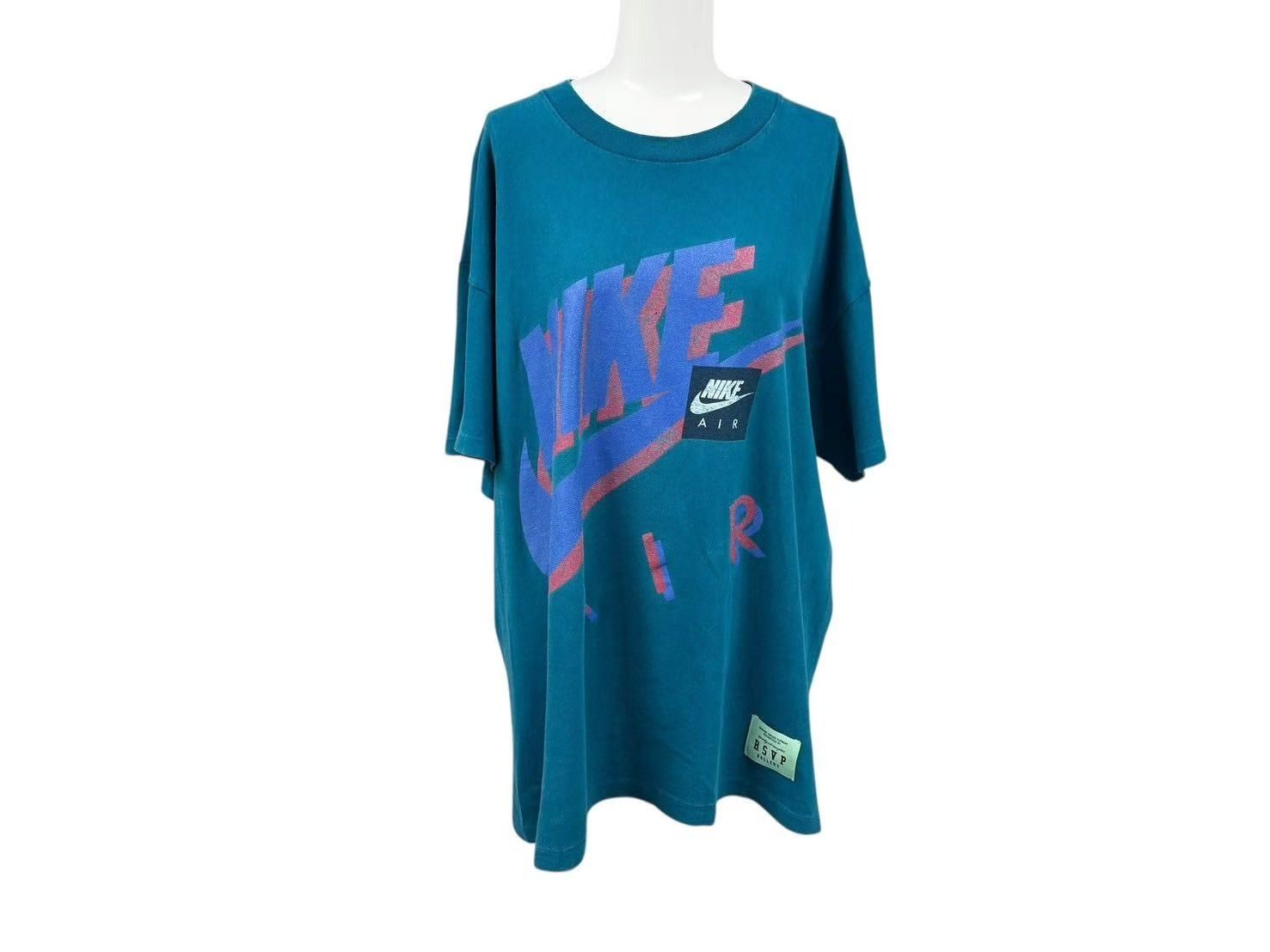 RSVP アールエスヴィーピー VINTAGE ヴィンテージ 90&#39;s NIKE ナイキ AIR エア Tシャツ A1036 サイズXL ターコイズブルー 美品 中古 4c074085 RSVP アールエスヴィーピー VINTAGE ヴィンテージ 90's NIKE