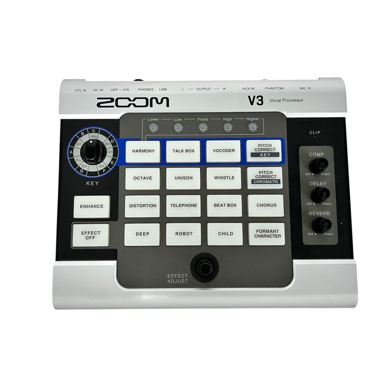 ズーム ZOOM V3 ボーカルプロセッサー VOCALPROCESSOR 美品 ZOOM ズーム V3 ボーカル プロセッサー 音響機材 良好 中古