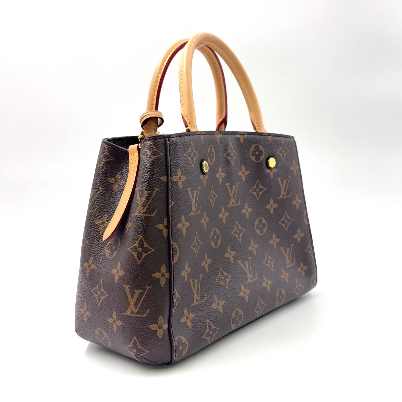 【極美品】ルイヴィトン モノグラム モンテーニュBB ハンドバッグ　ブラウン モンテーニュ LOUIS VUITTON ルイヴィトン ハンドバッグ