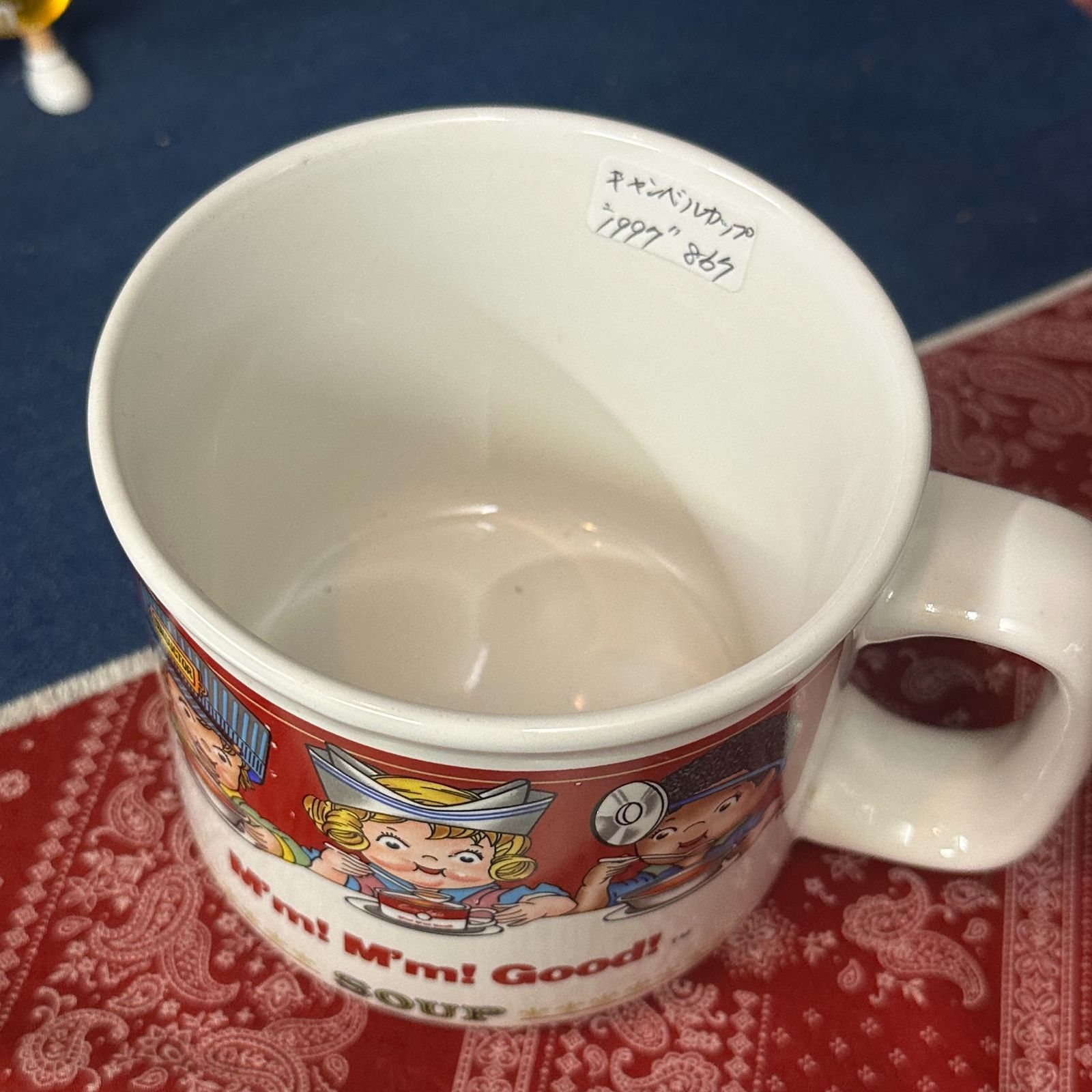 Campbell's Soup(キャンベルスープ)マグカップ1997年製 WEST WOOD製