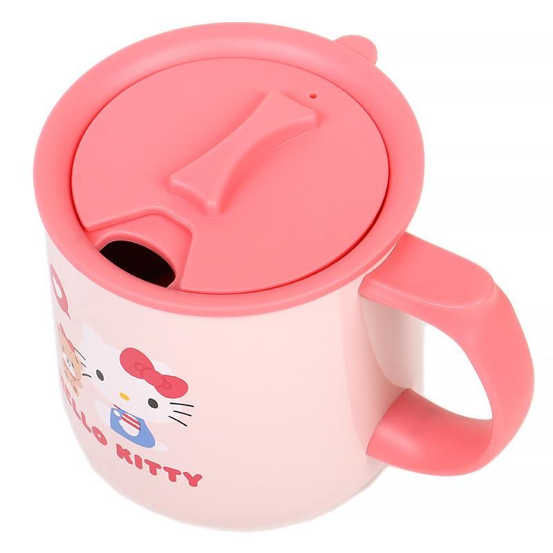 品揃え豊富で ハローキティ 蓋付きステンレスマグ マグカップ 360ml 保冷 保温 キャラクターグッズ
