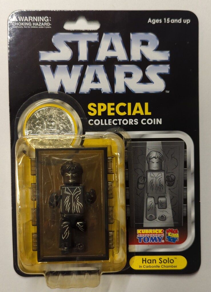 MEDICOMTOY KUBRICK HAN SOLO IN CARBONITE CHAMBER