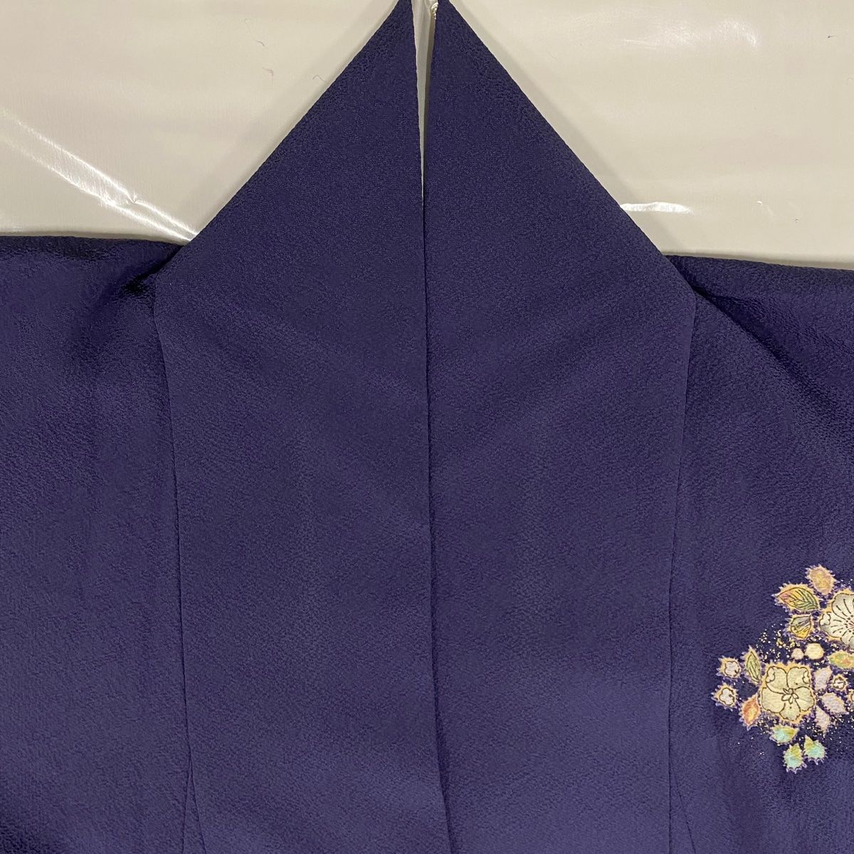 付下げ 身丈157cm 裄丈63cm S 袷 翠山工房 やまと 落款 辻が花