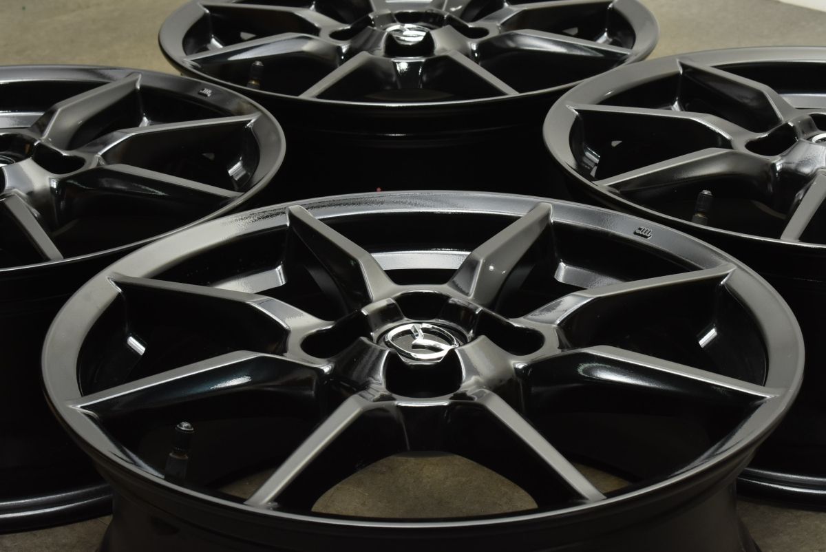 新車外し マツダ ND ロードスター 純正 16in 6.5J 45 PCD100 デミオ MAZDA2 ベリーサ 流用 スタッドレス用 ノーマル戻しに