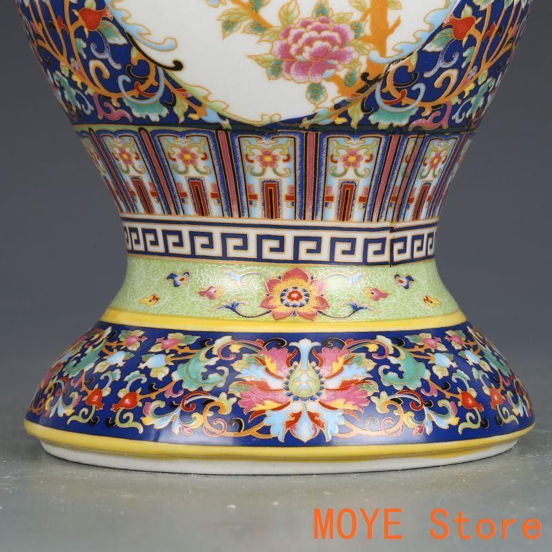 景徳鎮 花瓶 乾隆官窯浄瓶 装飾品工芸品 美術品 置物 - メルカリ