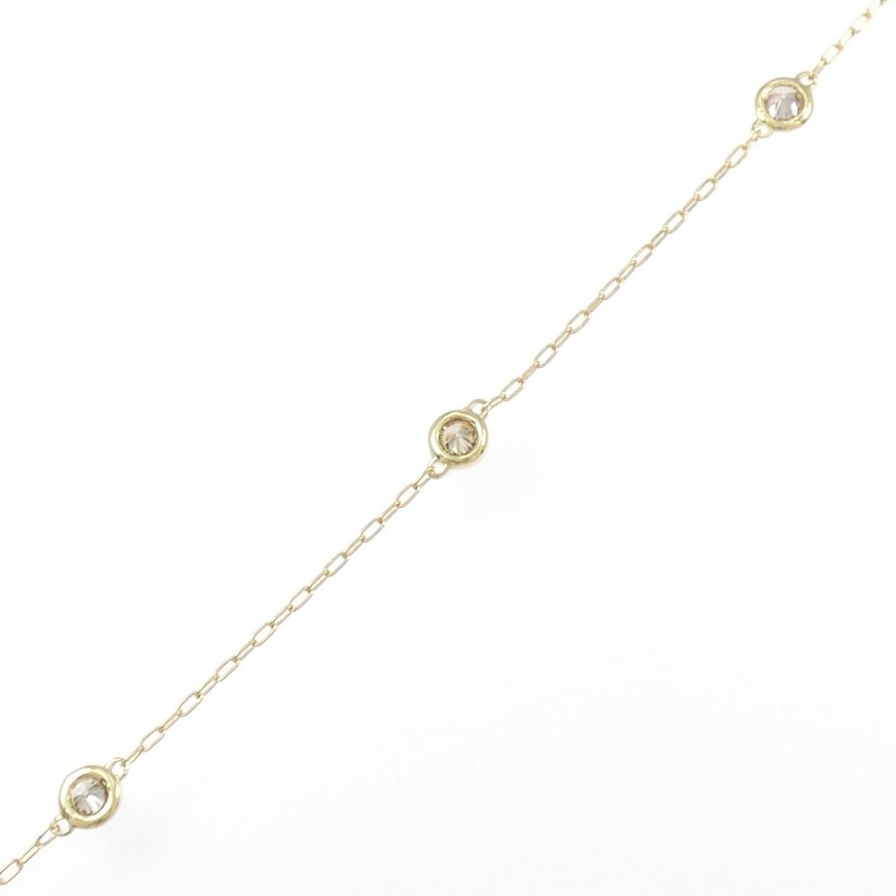 K18YG ダイヤモンド ブレスレット 0.30CT