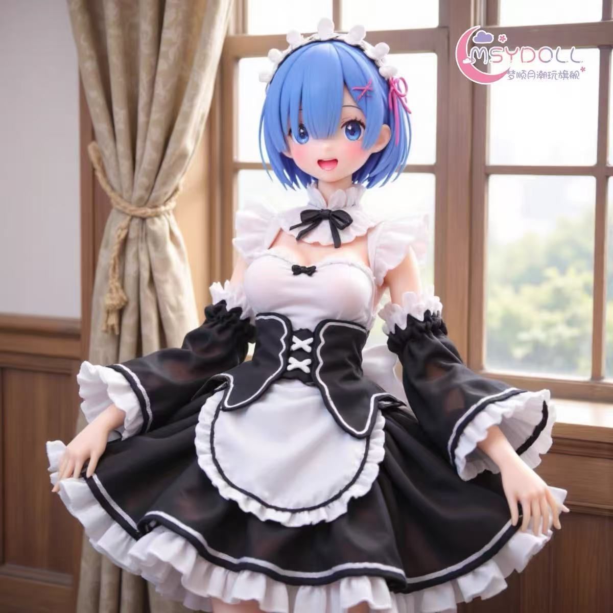 海外正規版Re ゼロ レム 魔族 Ver. スモールロリ BJD ドール? 二次元アニメ人形フィギュア