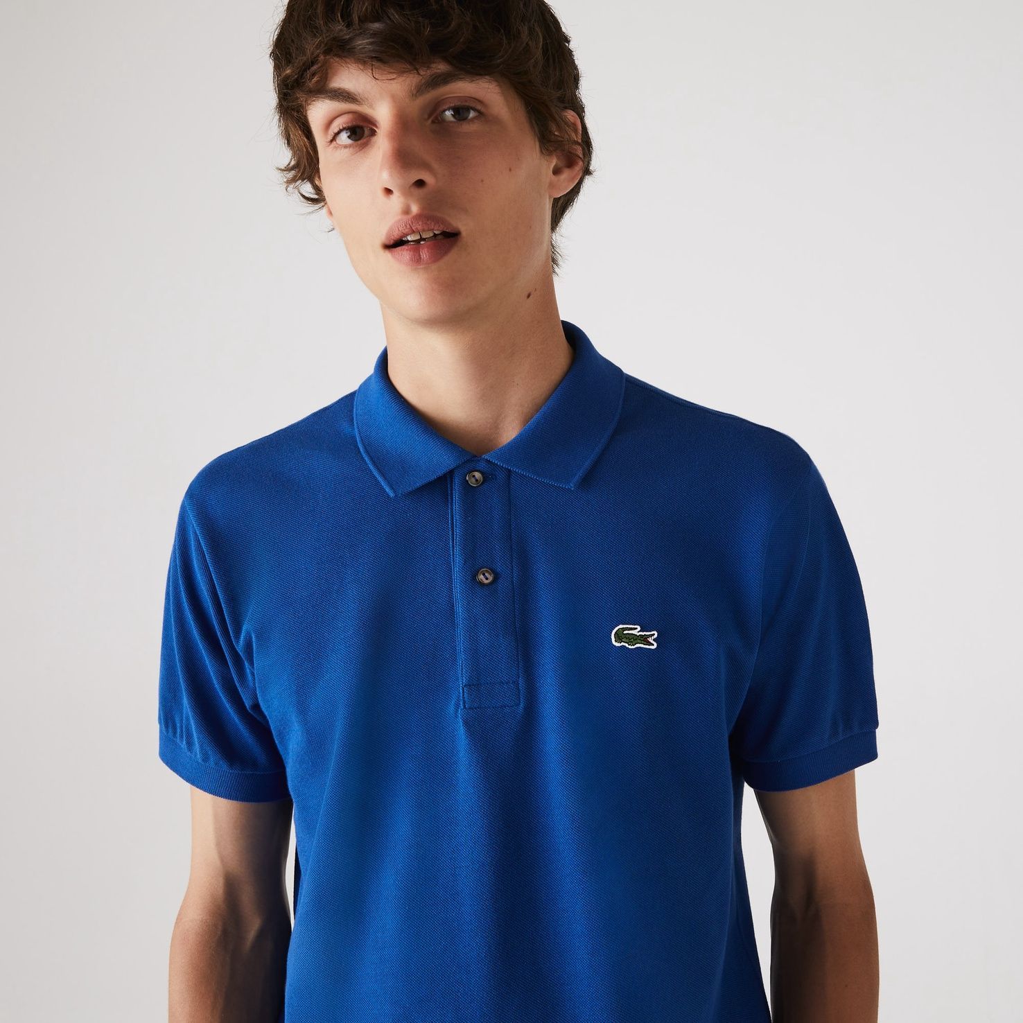 LACOSTE】ポロシャツ Sサイズ L1212-00-Z7Z半袖 メンズ ブルー