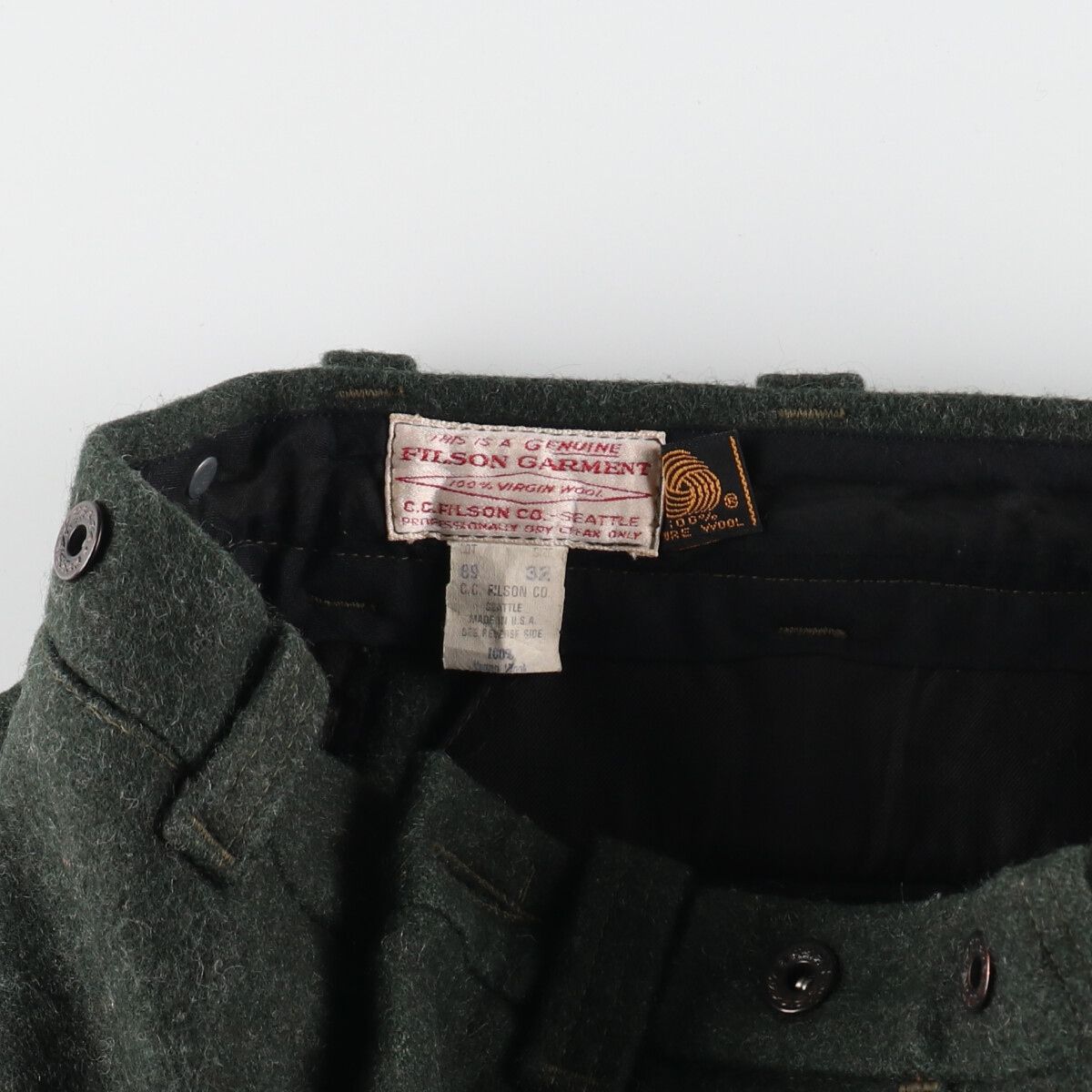 80s 90s ビンテージ FILSON フィルソン ウール パンツ スラックス 楽天市場】フィルソン（素材（生地・毛糸）ウール）（ズボン