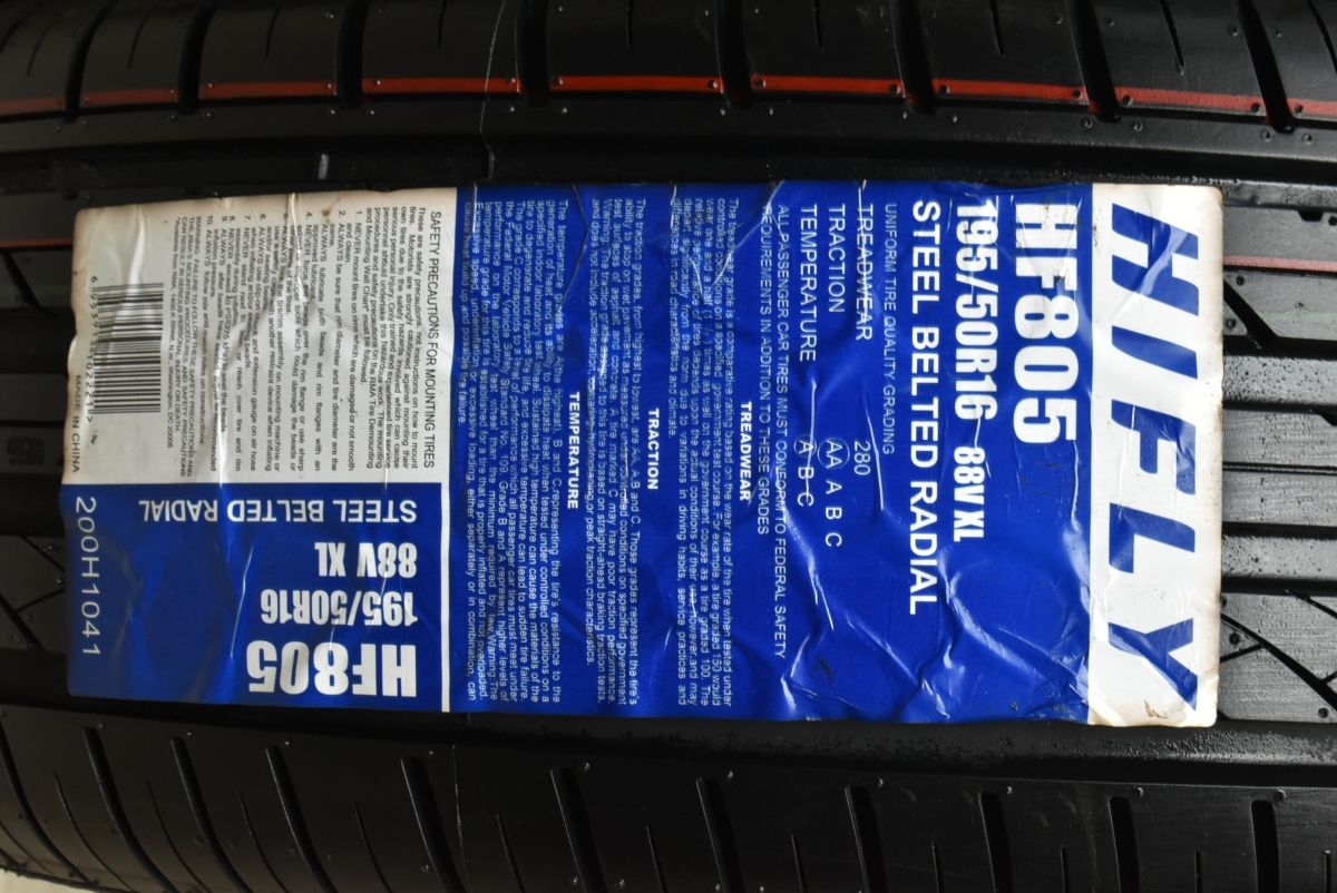 195|50R16 4本セット