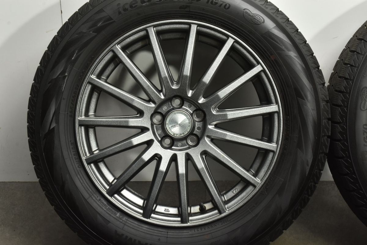 バリ溝 SEIN 17in 7J 48 PCD100 ヨコハマ アイスガード iG70 225 60R17 交換用 XV フォレスター レガシィアウトバック FFCRYSTALESIA_COM