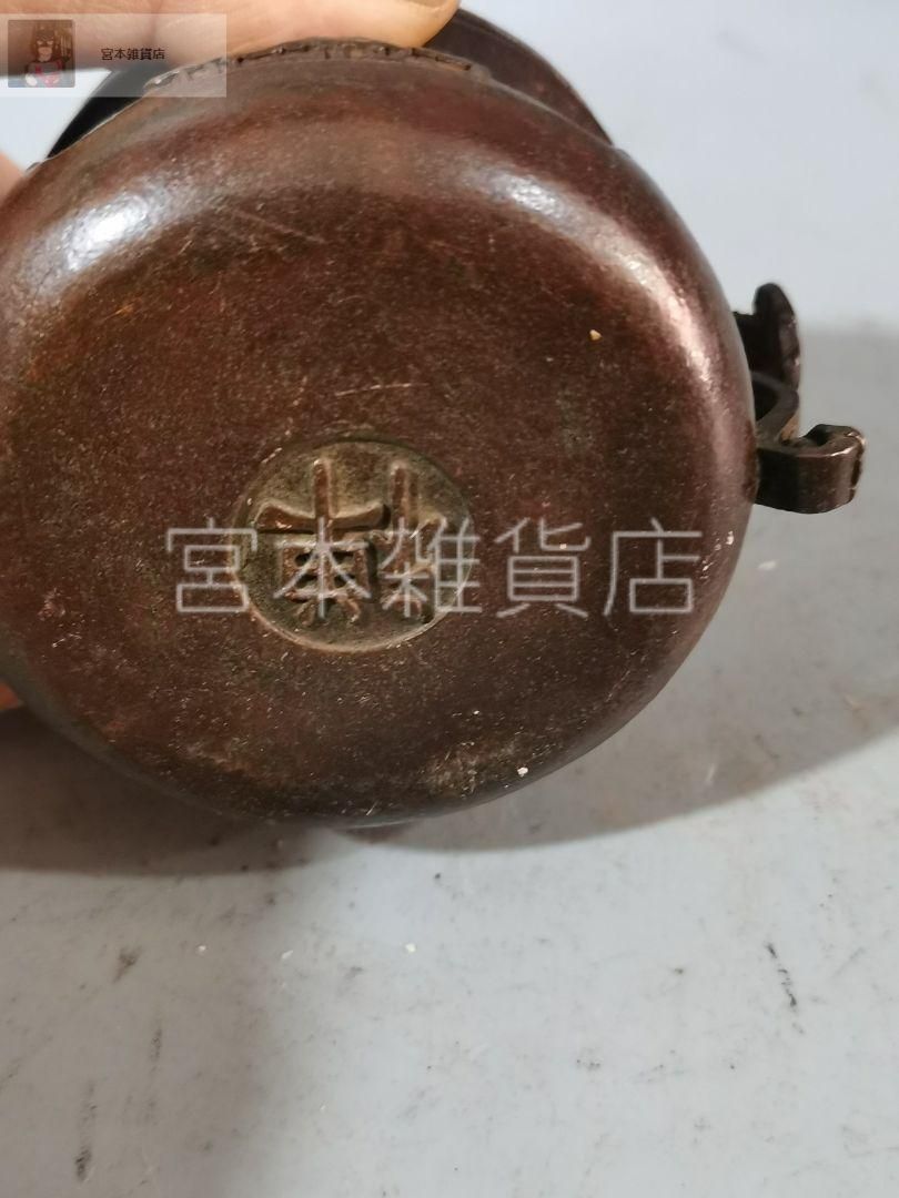 銅製 如意耳炉塔 弥勒仏両耳香炉 香道具 装飾品 工芸品 美術品