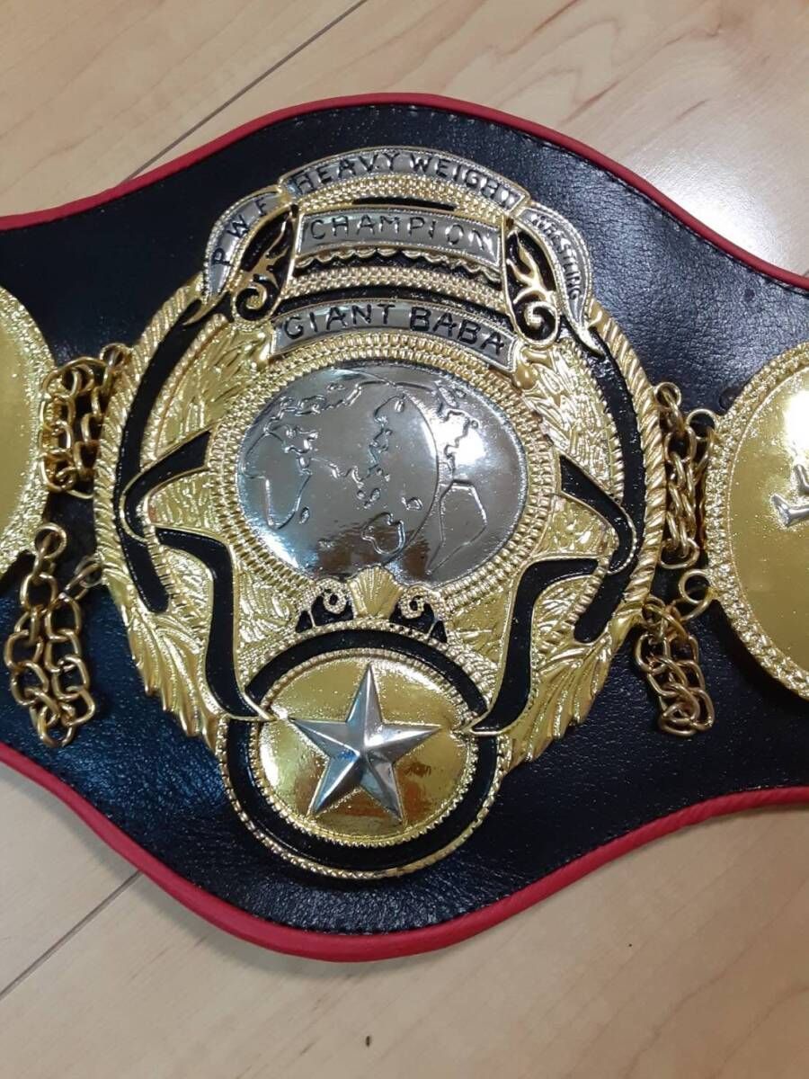 在庫一個のみ PWF世界ヘビー級王座 チャンピオンベルト
